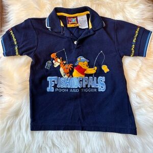 Vintage Disney Fishing Pals Polo Shirt Size 4t